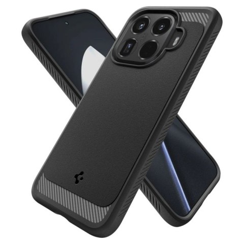 Etui Spigen Rugged Armor na Xiaomi 15T Pro - czarne Spigen