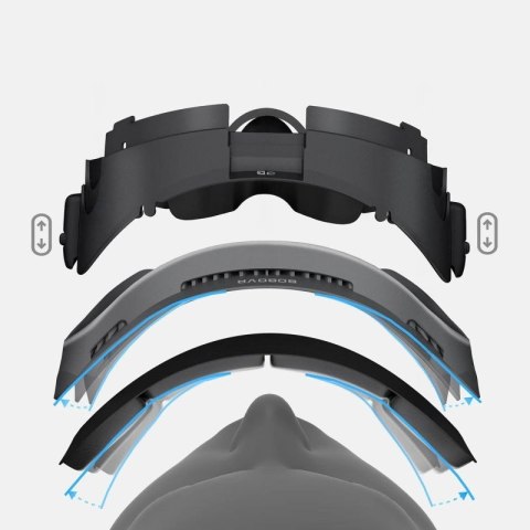 Interfejs twarzowy BoboVR F3 do Meta Quest 3 - czarny BoboVR
