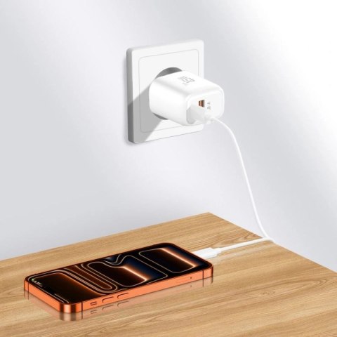 Ładowarka sieciowa Tech-Protect NCA45W-GAN 2-Port 45W - biała Tech-Protect