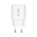 Ładowarka sieciowa Tech-Protect NCA45W-GAN 2-Porty USB-C / USB-A 45W - biała Tech-Protect