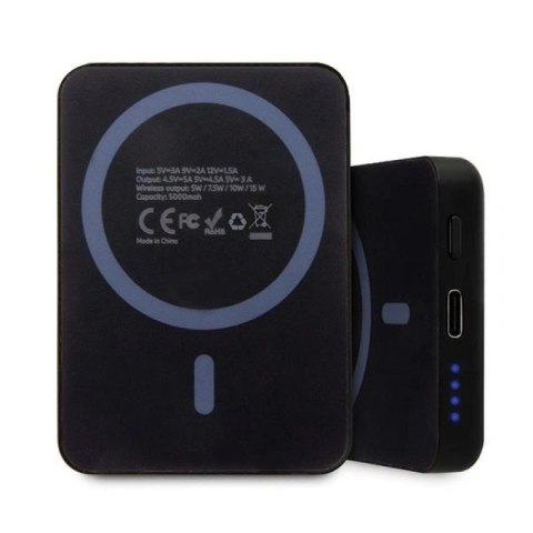 Powerbank indukcyjny BMW M Collection MagSafe 15W 3000mAh - czarne BMW