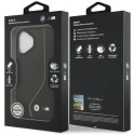 Etui BMW M Carbon Line & Logo MagSafe na iPhone 17 - żółte BMW