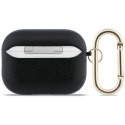 Etui Guess Grained Classic Logo na AirPods Pro 3 - czarne Guess