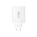 Ładowarka sieciowa Tech-Protect NC120W-GAN 4-Porty 120W - biała Tech-Protect