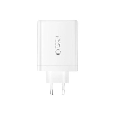 Ładowarka sieciowa Tech-Protect NC120W-GAN 4-Porty 120W - biała Tech-Protect