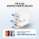 Ładowarka sieciowa Tech-Protect NC120W-GAN 4-Porty 120W - biała Tech-Protect