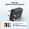 Ładowarka sieciowa Tech-Protect NC120W-GAN 4-Porty 120W - czarna Tech-Protect