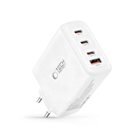 Ładowarka sieciowa Tech-Protect NC140W-GAN 4-Porty 140W - biała Tech-Protect