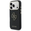 Etui Guess FW Resin Logo na iPhone 17 Pro Max - czarne Guess
