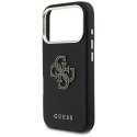 Etui Guess FW Resin Logo na iPhone 17 Pro - czarne Guess