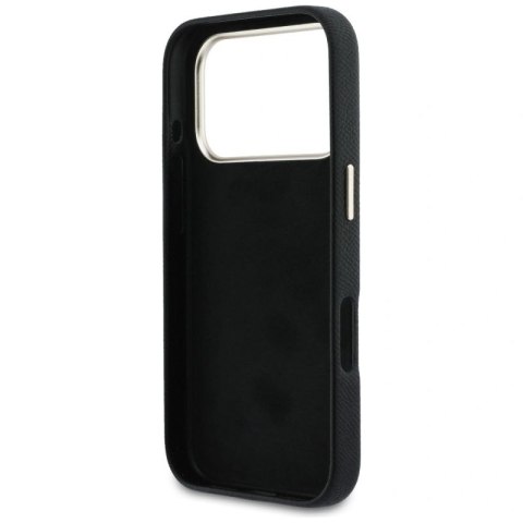 Etui Guess FW Resin Logo na iPhone 17 Pro - czarne Guess