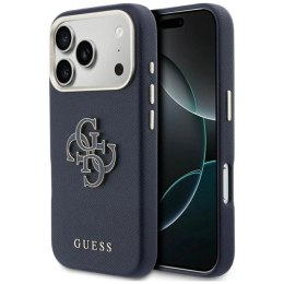 Etui Guess FW Resin Logo na iPhone 17 Pro - niebieskie Hikvision