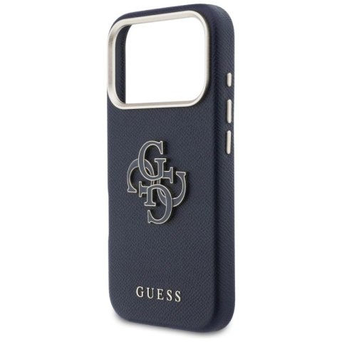 Etui Guess FW Resin Logo na iPhone 17 Pro - niebieskie Hikvision
