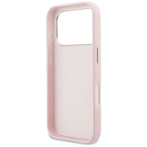 Etui Guess FW Resin Logo na iPhone 17 Pro - różowe Guess