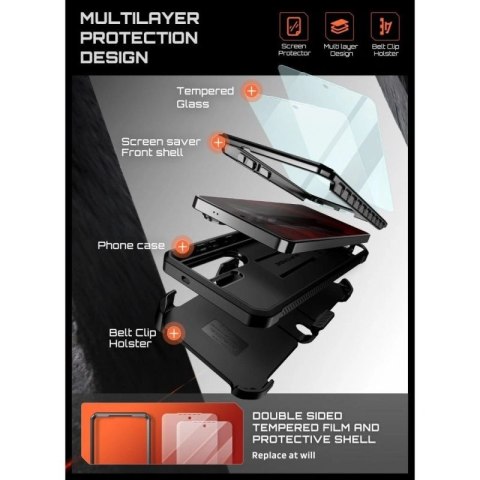 Etui Supcase Unicorn Beetle Pro 2-Pack na Samsung Galaxy S26 Ultra - czarne Supcase