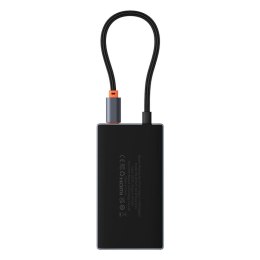 Hub USB-C Baseus PioneerJoy 4xUSB-A 3.0 - szary Baseus