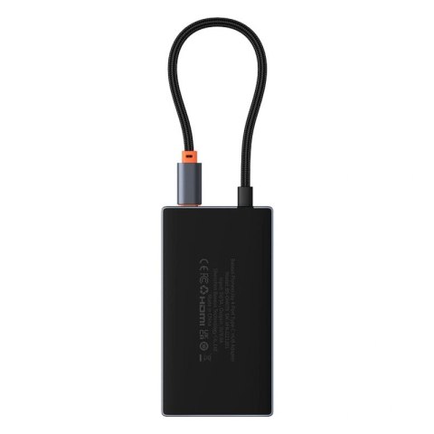 Hub USB-C Baseus PioneerJoy 4xUSB-A 3.0 - szary Baseus