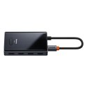 Hub USB-C Baseus PioneerJoy 4xUSB-A 3.0 - szary Baseus