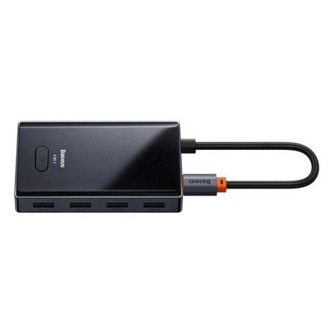 Hub USB-C Baseus PioneerJoy 4xUSB-A 3.0 - szary Baseus