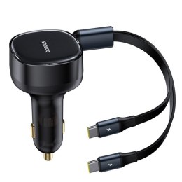 Ładowarka samochodowa Baseus Enjoyment 33W 2w1 2x USB-C - czarna Baseus