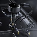 Ładowarka samochodowa Baseus Enjoyment 33W 2w1 2x USB-C - czarna Baseus