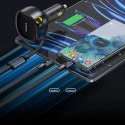 Ładowarka samochodowa Baseus Enjoyment 33W 2w1 2x USB-C - czarna Baseus