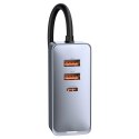 Ładowarka samochodowa Baseus Share Together 120W wieloportowa 2x USB-A + 2x USB-C - szara Baseus
