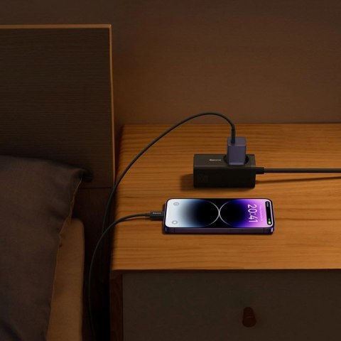 Ładowarka sieciowa Baseus GaN5 30W USB-C EU - fioletowa Baseus