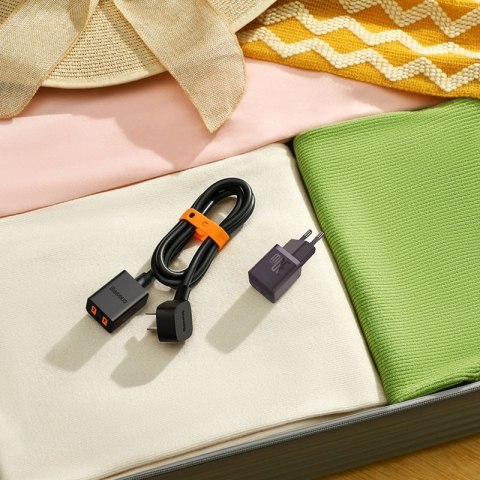 Ładowarka sieciowa Baseus GaN5 30W USB-C EU - fioletowa Baseus