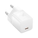 Ładowarka sieciowa Baseus GaN5 USB-C 30W z kablem Baseus Dynamic 3 USB-C 100W 1m - biała Baseus