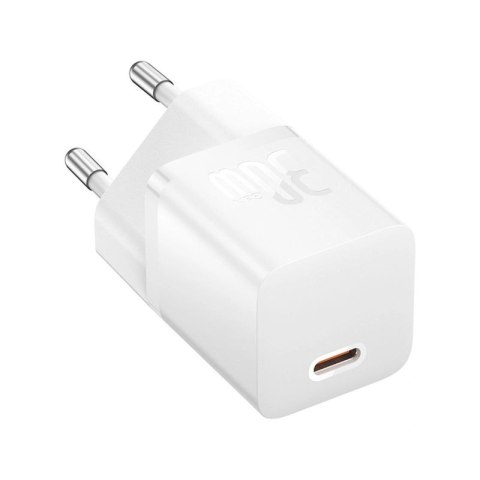 Ładowarka sieciowa Baseus GaN5 USB-C 30W z kablem Baseus Dynamic 3 USB-C 100W 1m - biała Baseus
