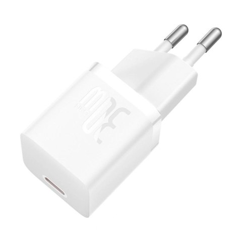 Ładowarka sieciowa Baseus GaN5 USB-C 30W z kablem Baseus Dynamic 3 USB-C 100W 1m - biała Baseus