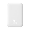 Powerbank Baseus Airpow 6000mAh 20W magnetyczny z kablem Baseus Simple USB-C - USB-C 30cm - biały Baseus