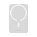 Powerbank Baseus Airpow 6000mAh 20W magnetyczny z kablem Baseus Simple USB-C - USB-C 30cm - biały Baseus
