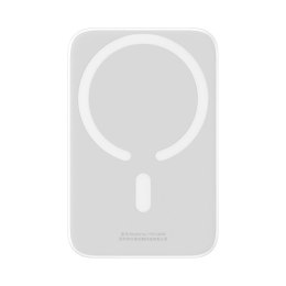 Powerbank Baseus Airpow 6000mAh 20W magnetyczny z kablem Baseus Simple USB-C - USB-C 30cm - biały Baseus