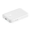 Powerbank Baseus Airpow 6000mAh 20W magnetyczny z kablem Baseus Simple USB-C - USB-C 30cm - biały Baseus
