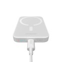 Powerbank Baseus Airpow 6000mAh 20W magnetyczny z kablem Baseus Simple USB-C - USB-C 30cm - biały Baseus