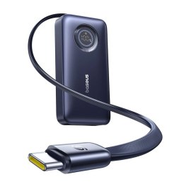 Powerbank Baseus EnerCore CR11 10000mAh 45W ze zwijanym kablem USB-C - czarny Baseus