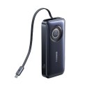 Powerbank Baseus EnerCore CR11 10000mAh 45W ze zwijanym kablem USB-C - czarny Baseus