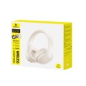 Słuchawki bezprzewodowe Baseus Bass BH1 Lite nauszne Bluetooth 6.0 - białe Baseus