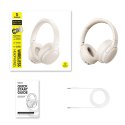 Słuchawki bezprzewodowe Baseus Bass BH1 Lite nauszne Bluetooth 6.0 - białe Baseus