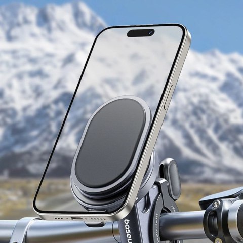 Uchwyt rowerowy Baseus PrimeTrip do smartfonów na kierownicę - czarny