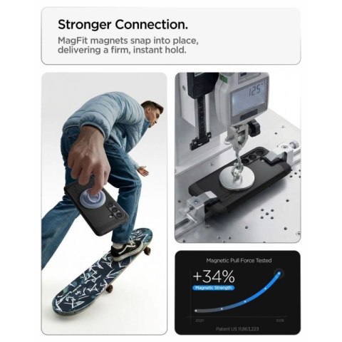 Etui Spigen Tough Armor Mag MagSafe na Samsung Galaxy S26 - czarne Spigen