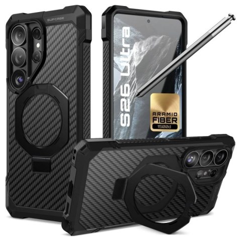Etui Supcase UB Grip Mag MagSafe na Samsung Galaxy S26 Ultra - czarne Supcase
