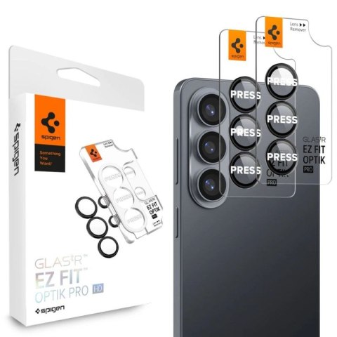 Osłona aparatu Spigen Glas.Tr Ez Fit Optik Pro HD 2-pack na Samsung Galaxy S26 - czarne Spigen