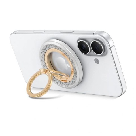 Uchwyt magnetyczny Tech-Protect MMR700 Lamano MagSafe na telefon - szaro-złoty Tech-Protect