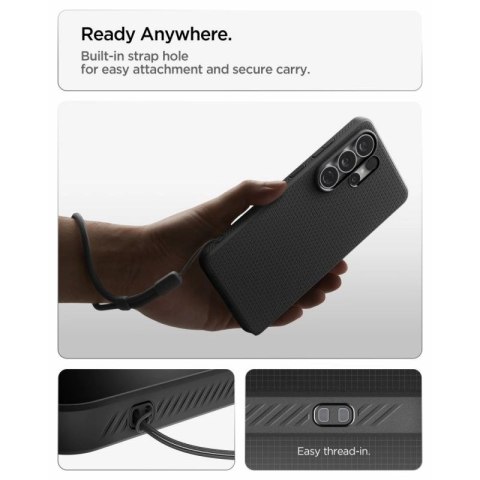 Etui Spigen Liquid Air Mag MagSafe na Samsung Galaxy S26 Ultra - czarne Spigen