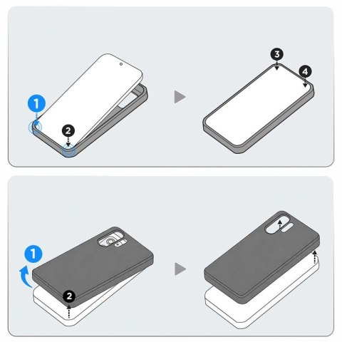 Etui Spigen Optik Armor na Samsung Galaxy S26 Ultra - niebieskie Spigen