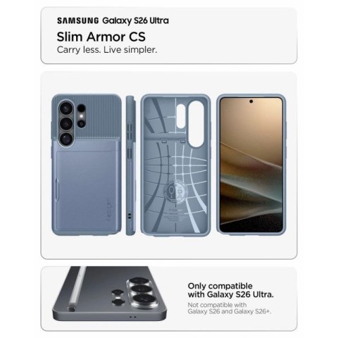 Etui Spigen Slim Armor CS na Samsung Galaxy S26 Ultra - niebieskie Spigen