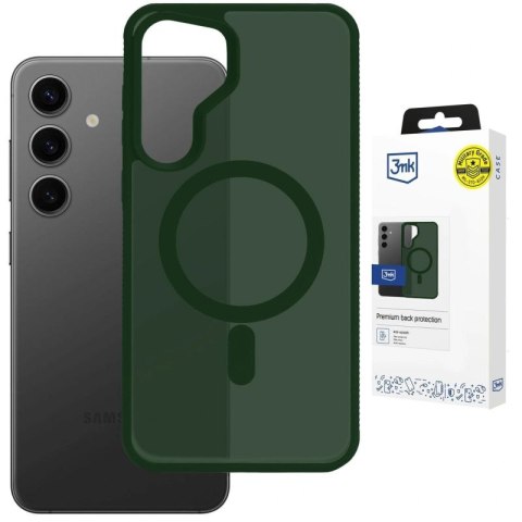 Etui 3mk Smoke MagCase na Samsung Galaxy S25 - zielone-półprzezroczyste 3mk Protection